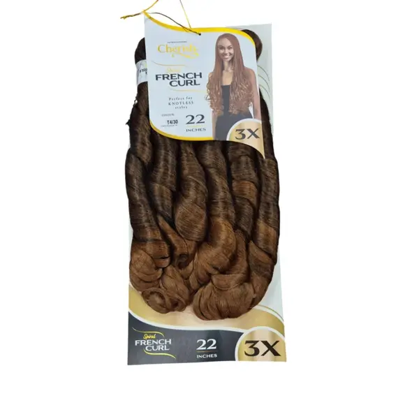 Cherish Cherish - Krul extensions - Pre-gestylede spiralen voor moeiteloze look - Geschikt voor vlechten en crochet styles - 55,88cm  - (T30)