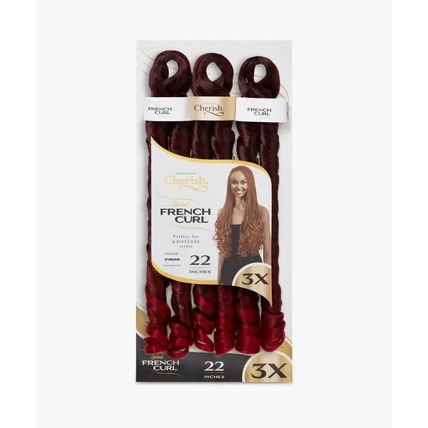 Cherish Cherish - Krul extensions - Pre-gestylede spiralen voor moeiteloze look - Geschikt voor vlechten en crochet styles - 55,88cm  (3T1B99J530)