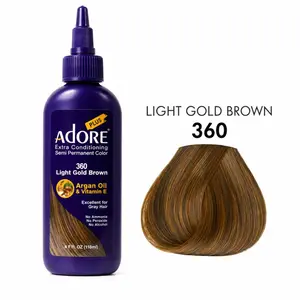 Adore Semi Permanent Hair Color 118ml 360 light gold brown