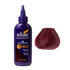 Adore Semi Permanent Hair Color 118ml 342 burgundy red