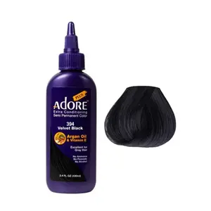 Adore Semi Permanent Hair Color 118ml 394 velvet black