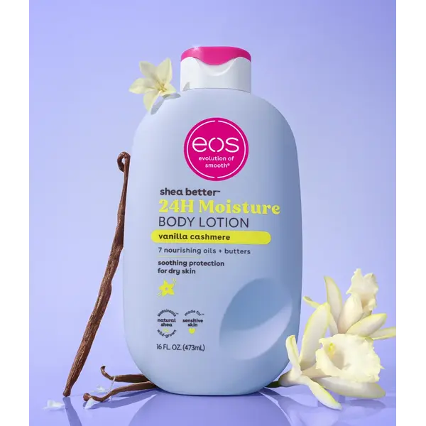 EOS – Evolution of Smooth EOS Vanilla Cashmere Body Lotion – Moisturizing Body Lotion with Shea Butter 473ml