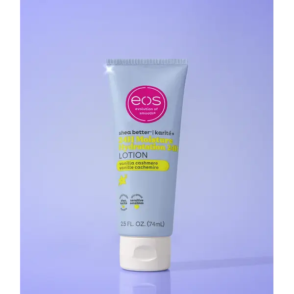 EOS – Evolution of Smooth EOS Vanilla Cashmere Travel Body Lotion – Hydraterende Bodylotion met Shea Butter 74ml