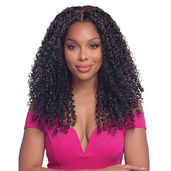 Janet Collection Janet Collection MELT Burmese Deep Curl 20 inch – 100% Natural Remy Human Hair Weave | Double Drawn | Spiral Curly Ends | 15A Gecertificeerd