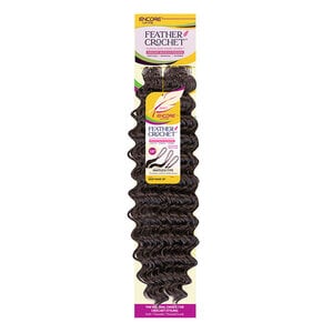 Janet Collection Encore Lavie Feather Crochet Deep Wave 18 inch