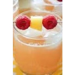 RASPBERRIES, PINEAPPLE AND LIME