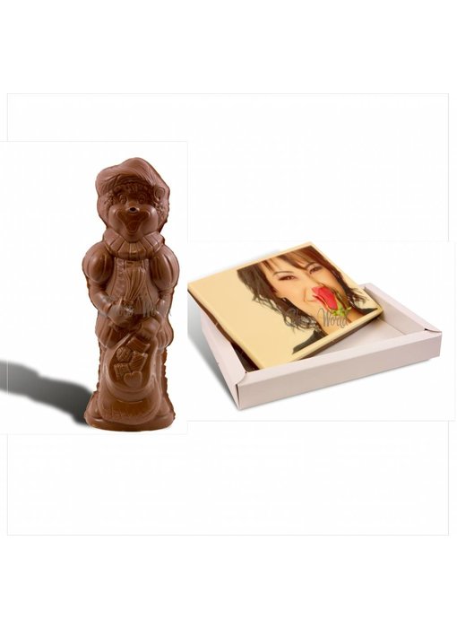 Chocolaterie Vink Piet en kaart met foto