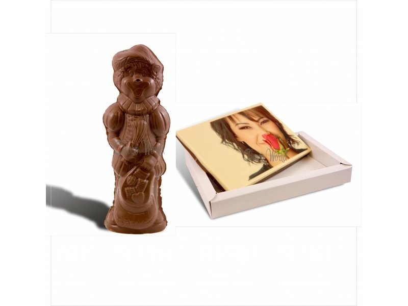 Chocolaterie Vink Piet en kaart met foto