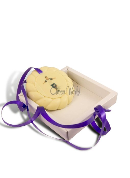 Chocolaterie Vink Examen Medaille Wit met Foto