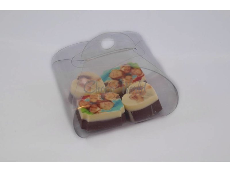 Chocolaterie Vink Bonbons Melk met Foto/Logo 4 stuks