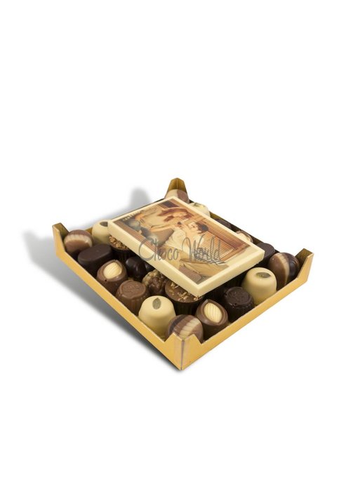 Chocolaterie Vink Bonbons Assorti Klein met Kaart Foto/Logo