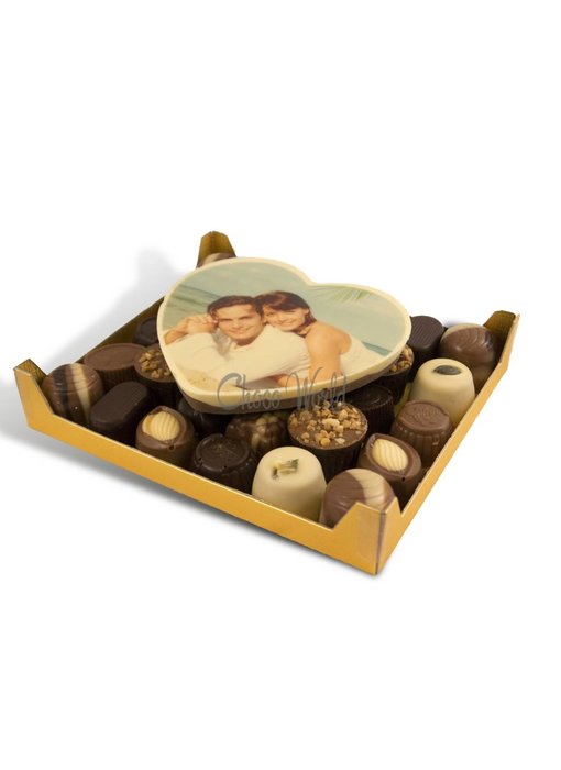 Chocolaterie Vink Bonbons Assorti Klein met Hart Foto/Logo