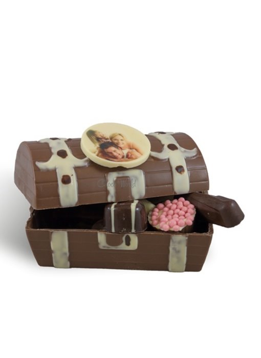 Chocolaterie Vink Schatkist fotorondje met bonbons