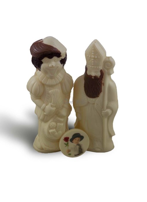 Chocolaterie Vink Sint en Piet met foto