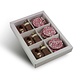 Tutteflesje/slabbetjes met geboorte flikken roze