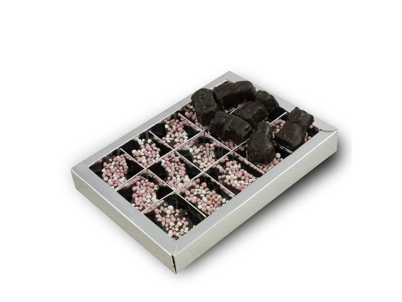 Chocolaterie Vink Dieren geboorte met roze muisjes