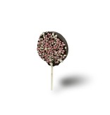 Chocolaterie Vink Geboorte chocolade lolly's met roze muisjes