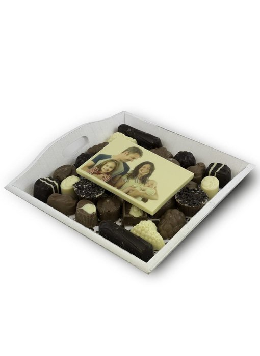 Chocolaterie Vink Slagroom Bonbons Assortiment Middel met Chocoladekaart
