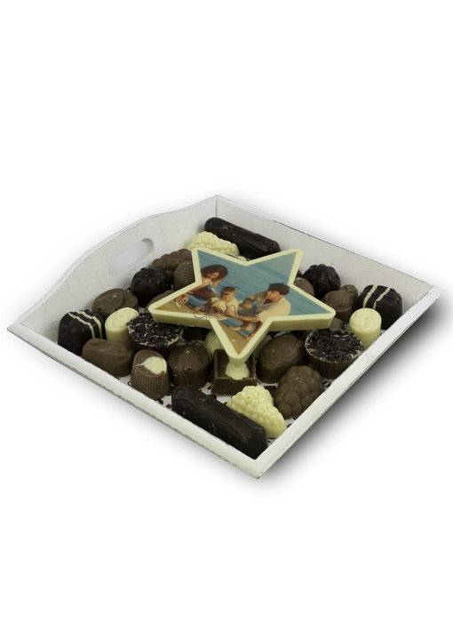 Chocolaterie Vink Slagroom Bonbons Assortiment Middel met Chocoladester