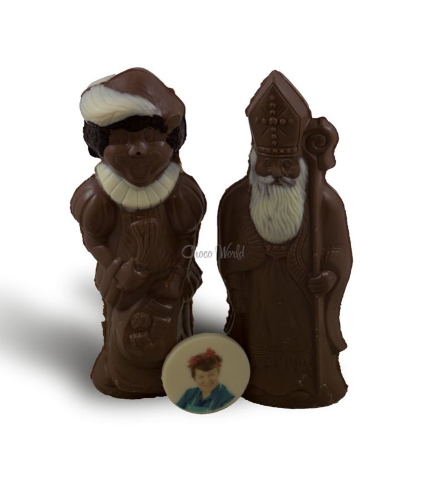 Chocolaterie Vink Sint en Piet met foto