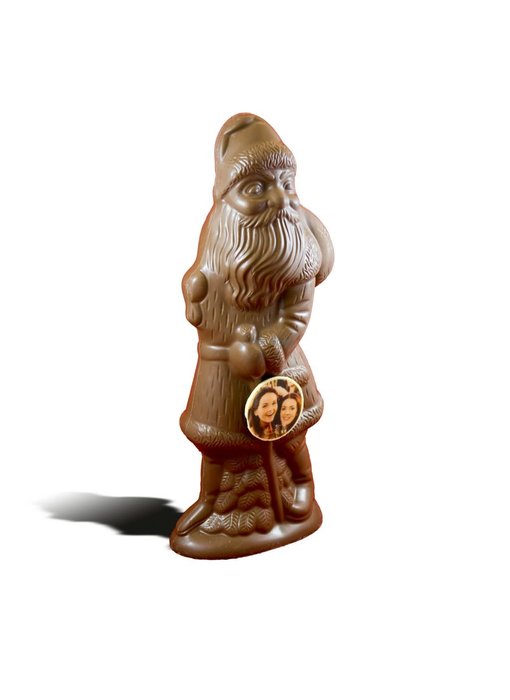 Chocolaterie Vink Kerstman groot met foto