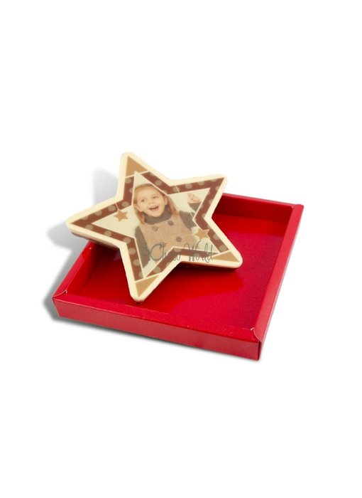 Chocolaterie Vink Kerstster klein met foto