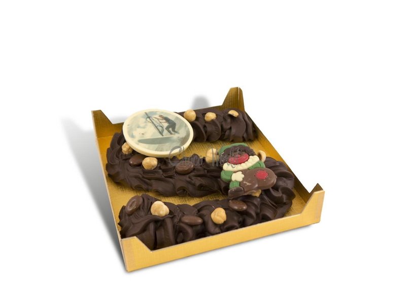 Chocolaterie Vink Spuitletter groot met foto