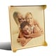 Grote chocoladekaart met foto