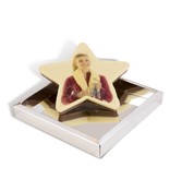 Chocolaterie Vink Kleine chocolade ster met foto