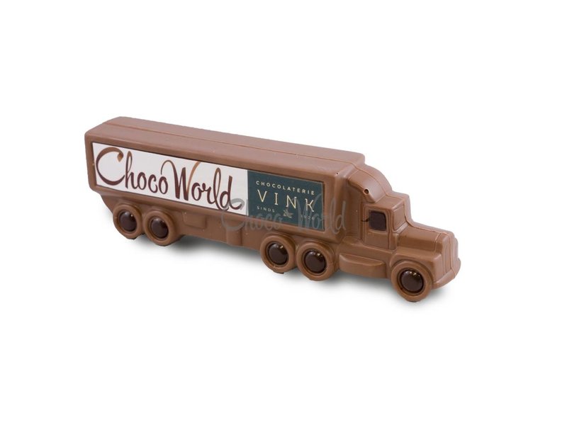 Chocolaterie Vink Vrachtwagen melk met foto of logo