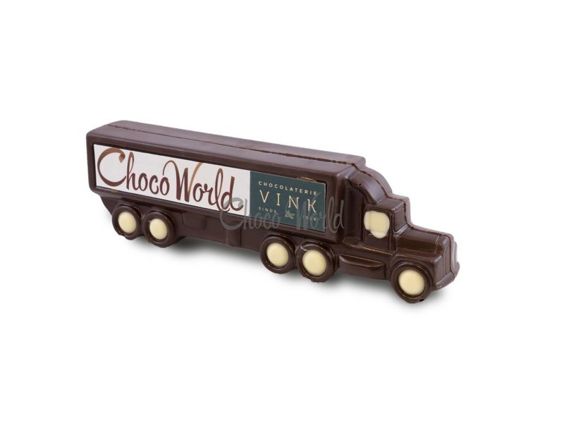 Chocolaterie Vink Vrachtwagen melk met foto of logo