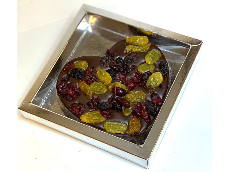 Chocolaterie Vink Hart klein met Cranberrie mix