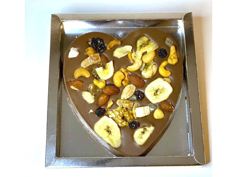 Chocolaterie Vink Hart groot met Tropicalmix