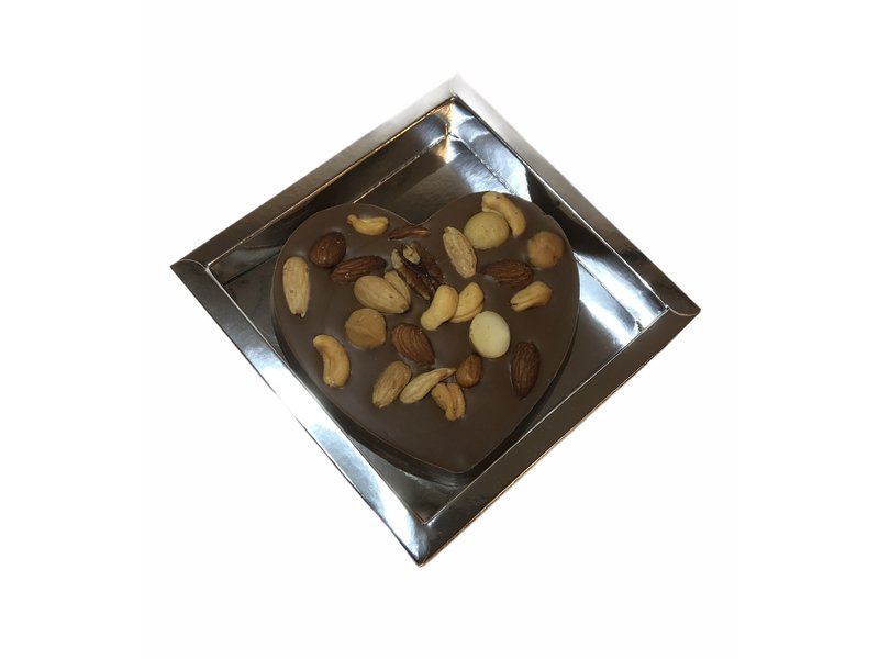 Chocolaterie Vink Hart Klein met Macadamia mix