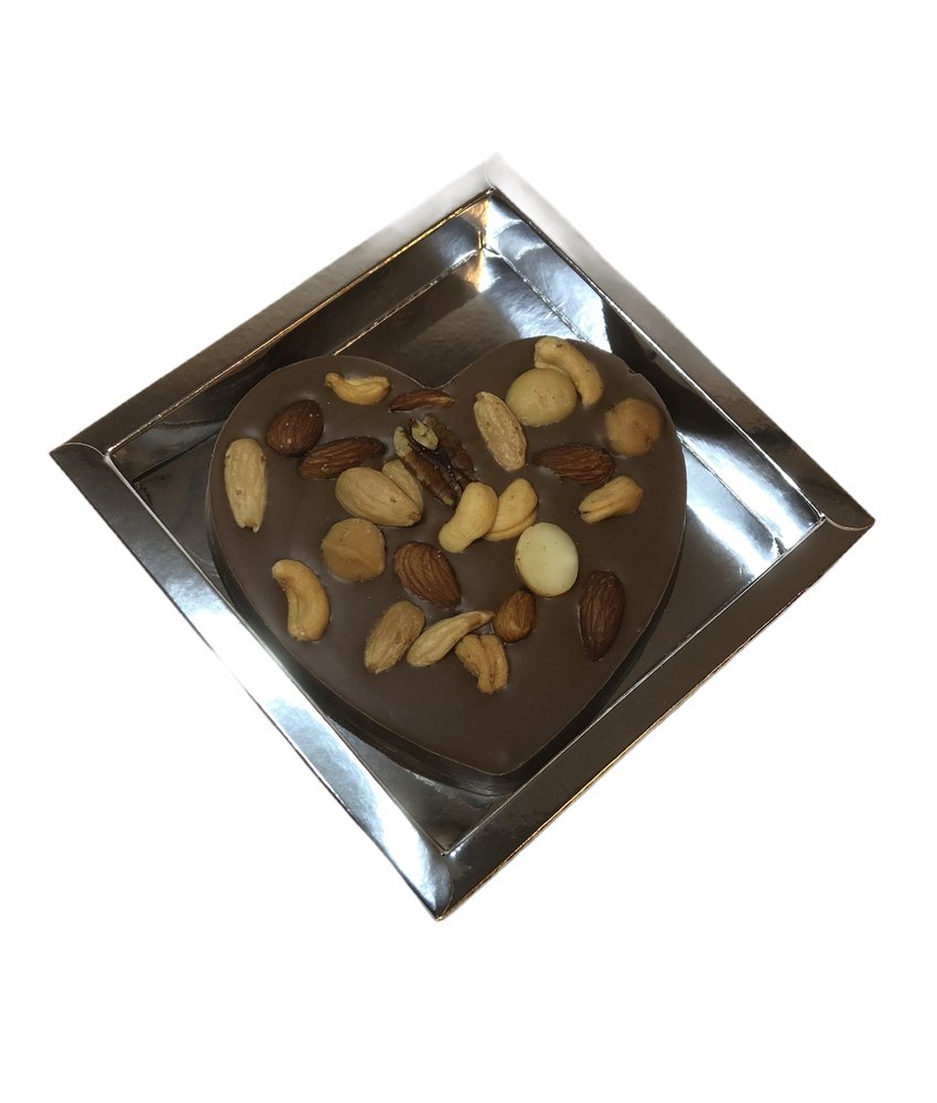 Chocolaterie Vink Hart Klein met Macadamia mix