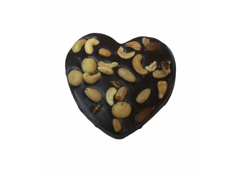 Chocolaterie Vink Hart Klein met Macadamia mix