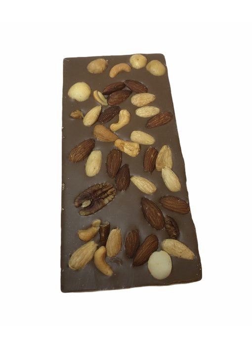 Chocolaterie Vink Reep Groot met Macadamia notenmix