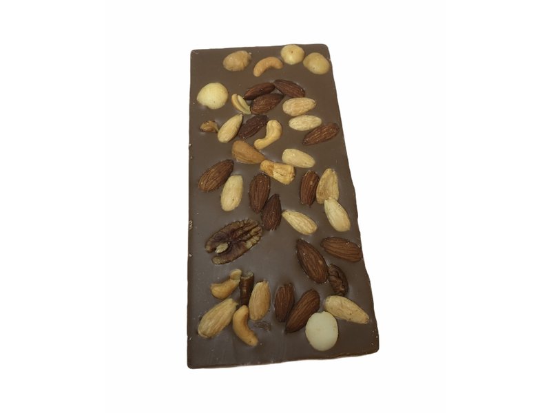 Chocolaterie Vink Reep Groot met Macadamia notenmix