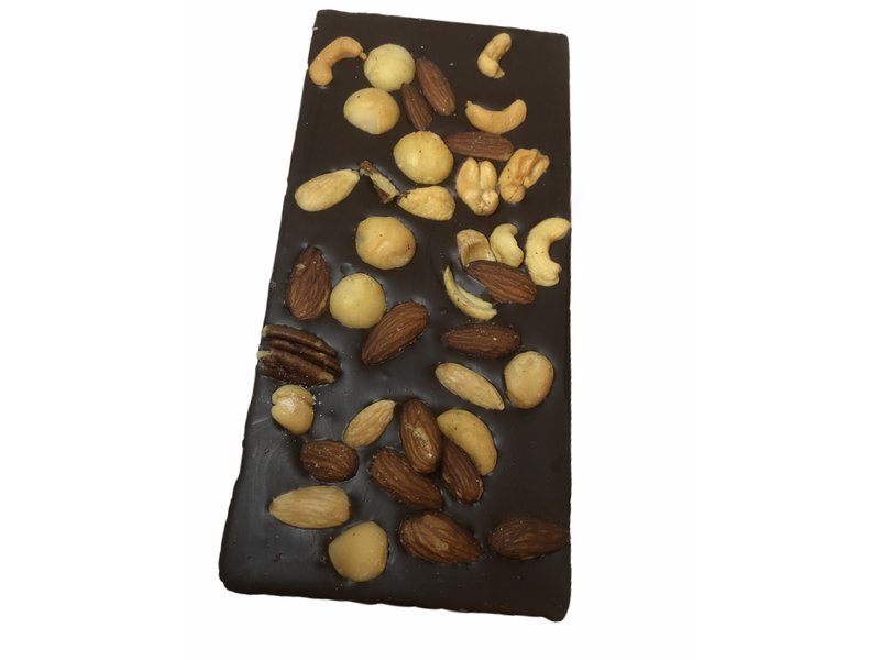 Chocolaterie Vink Reep Groot met Macadamia notenmix