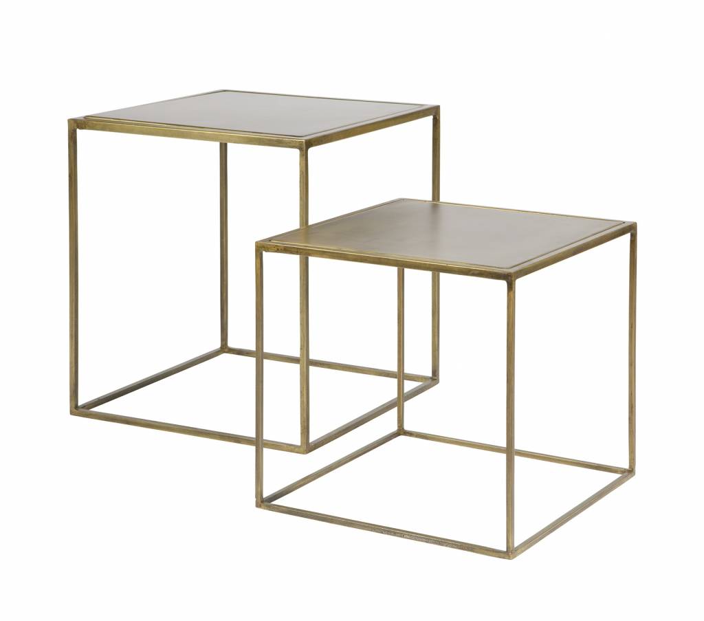 BePure bijzettafel set Brass