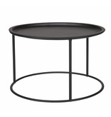 Woood Side table Ivar, L, black