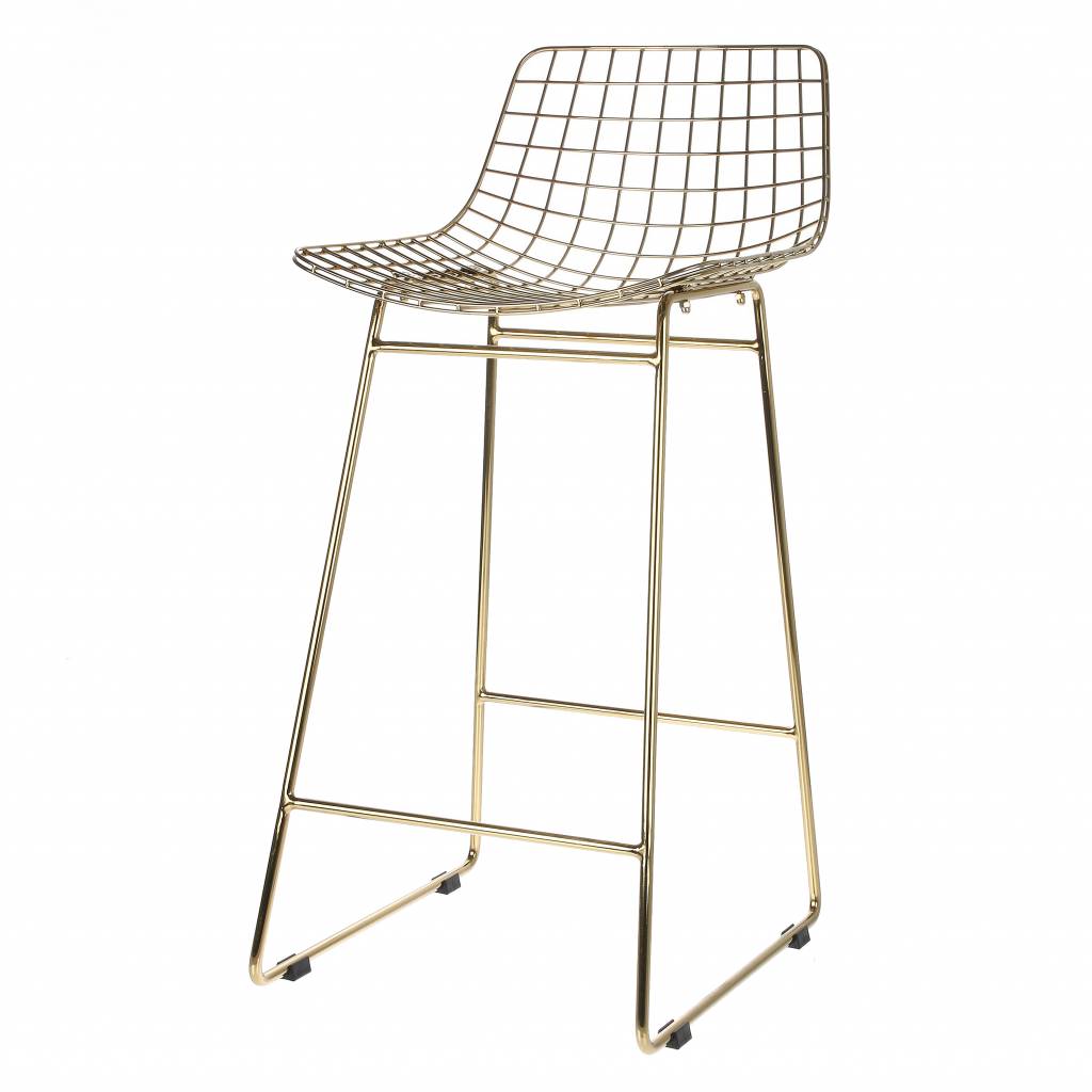 HKliving barstool wire, gold