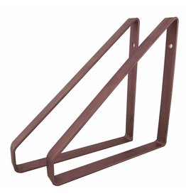 Stoer Metaal shelf supports copper-colored, 21 or 31 cm