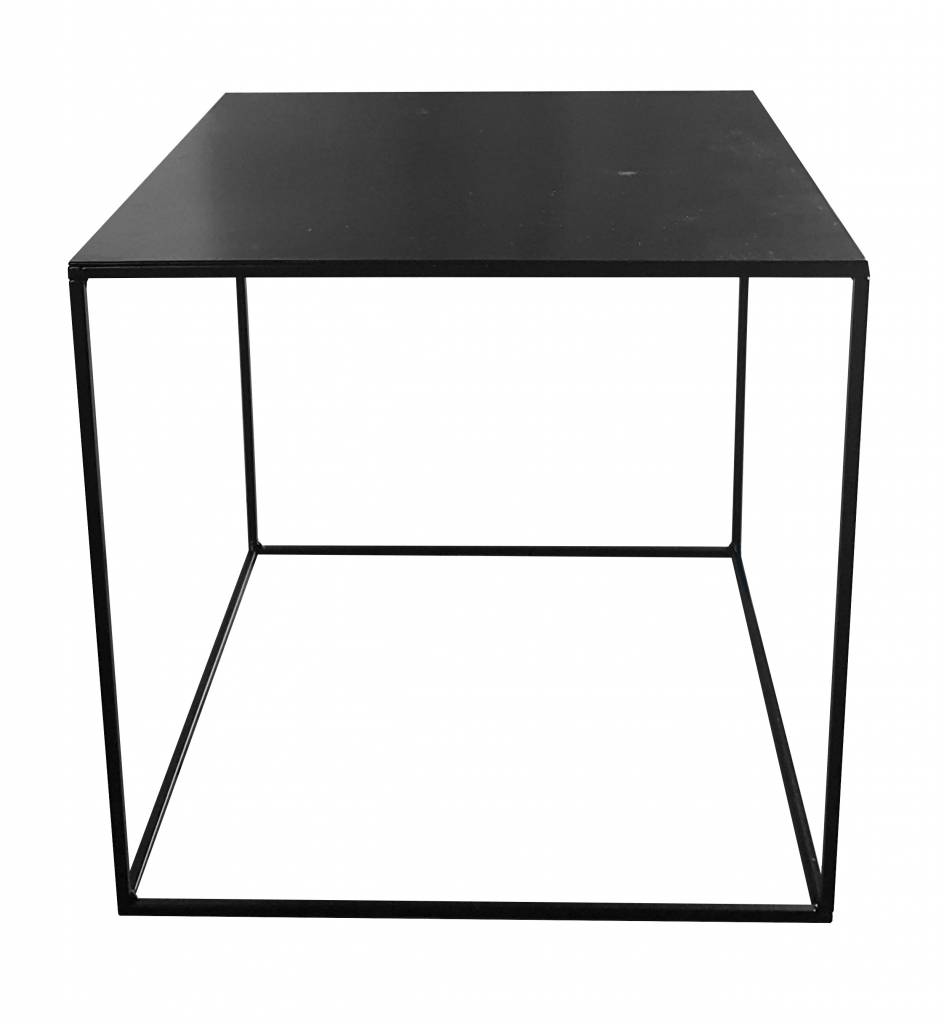 Stoer Metaal side table Cube, black