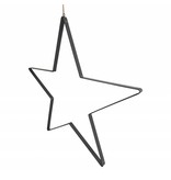 Stoer Metaal iron star, metal star for decoration