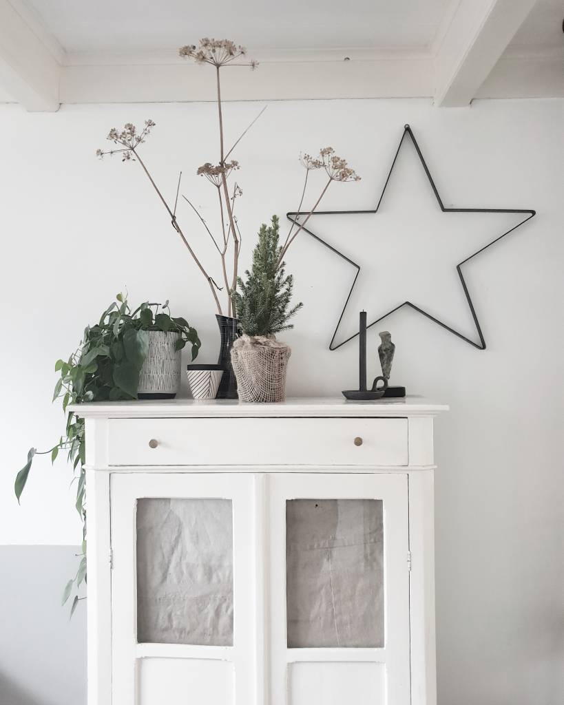 Stoer Metaal iron star, metal star for decoration