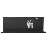 Stoer Metaal wall shelf Rug, black