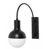 Nordal wandlamp Moon, zwart