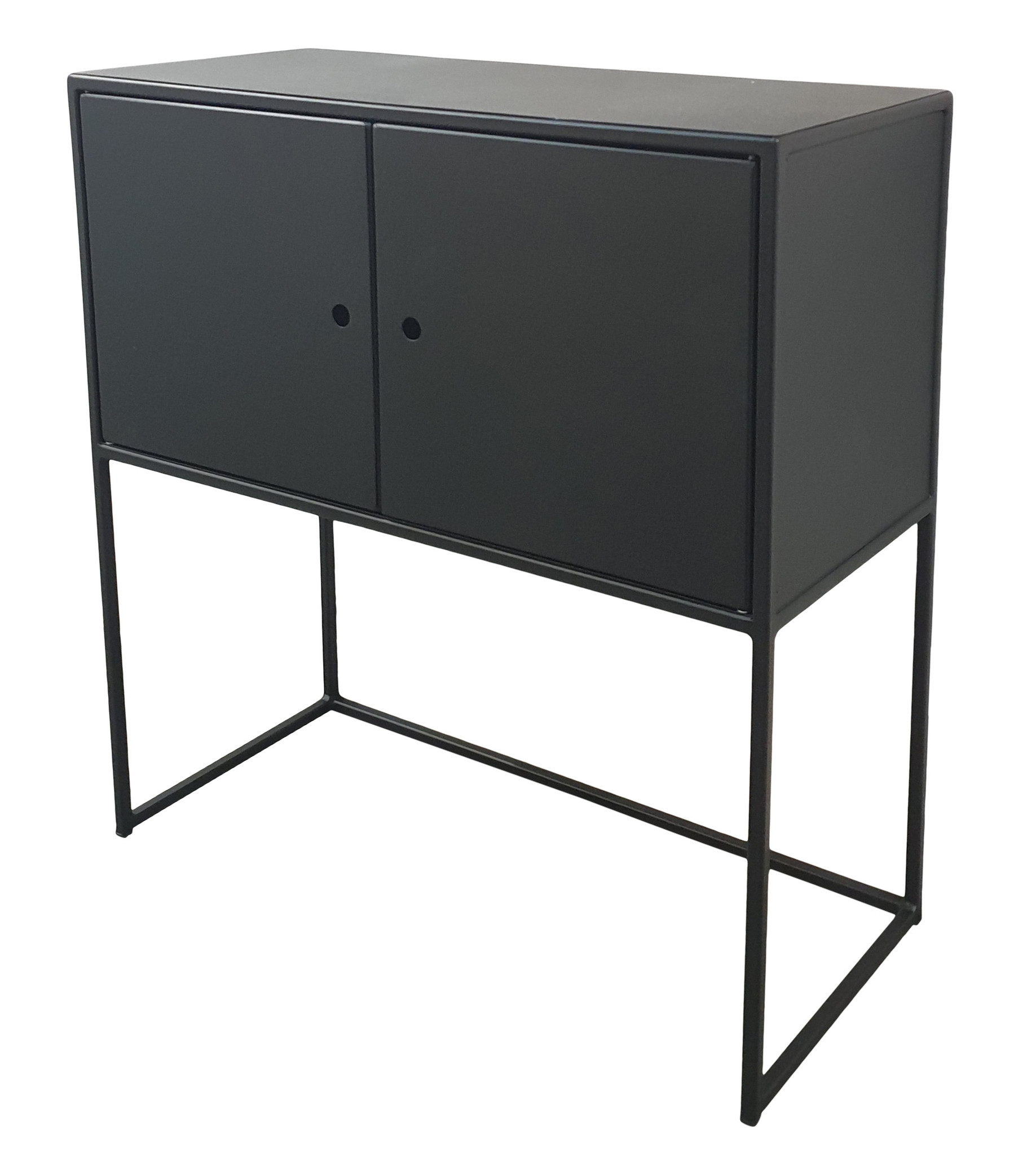 Stoer Metaal iron cabinet Mano, black