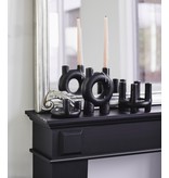 Nordal black metal candlestick Oja